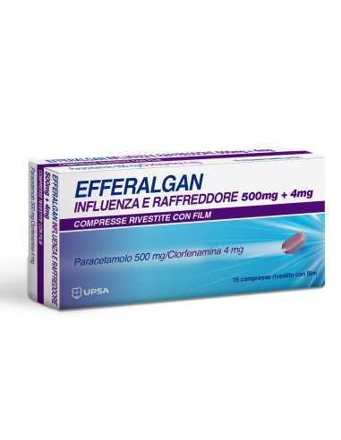 EFFERALGAN INFLUENCE AND R 16CPR