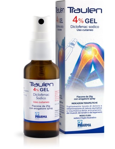 TRAULEN GEL FL 25G 4% C/EROG