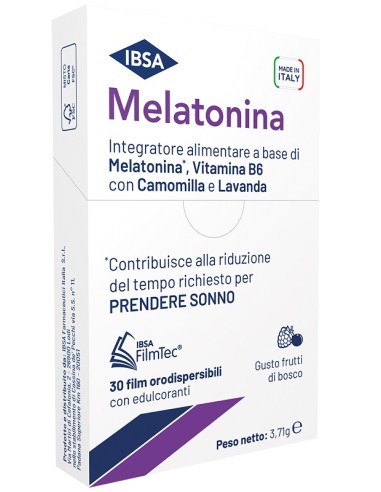 MELATONIN IBSA 30FILM ORAL