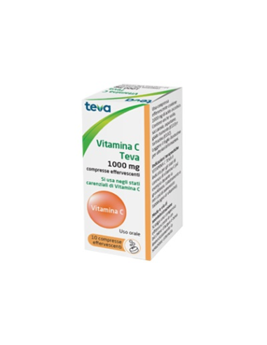 VITAMIN C TEVA 1G