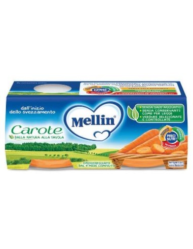 MELLIN OMOG CAROTE 2X80G