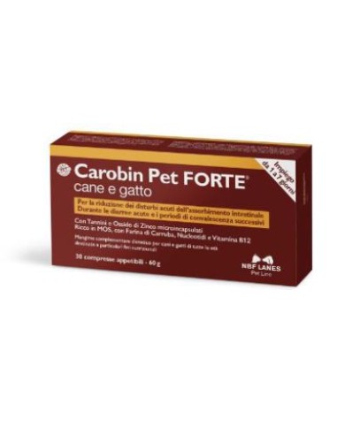 CAROBIN PET FORTE 30CPR