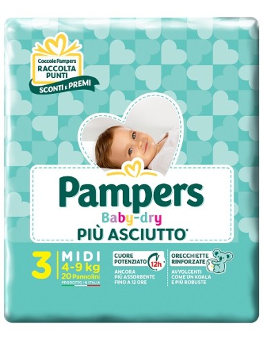 PAMPERS BD DOWNCOUNT MIDI 20PCS