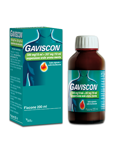 GAVISCON OS 500+267MG/10ML MEN