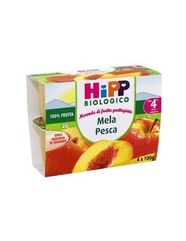 HIPP BIO FRU GRAT MEL/PE4X100G