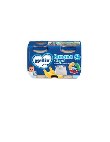 MELLIN MER YOGURT BANAN 2X120G