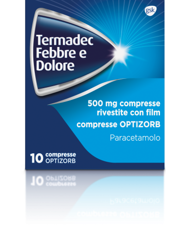 TERMADEC FEBBRE AND DOL 10CPR500