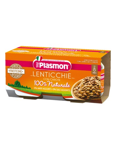 PLASMON OMOG LENTICCHIO 2X80G