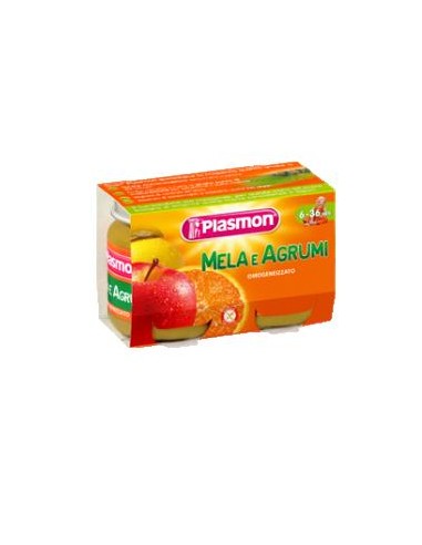 PLASMON OMOG MELA/AGRUMI2X104G