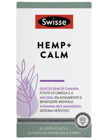 SWISSE HEMP+ CALM 60CPS