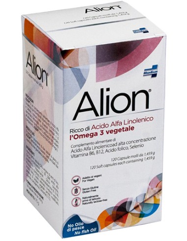 ALION OMEGA 3 VEGETAL 120CPS