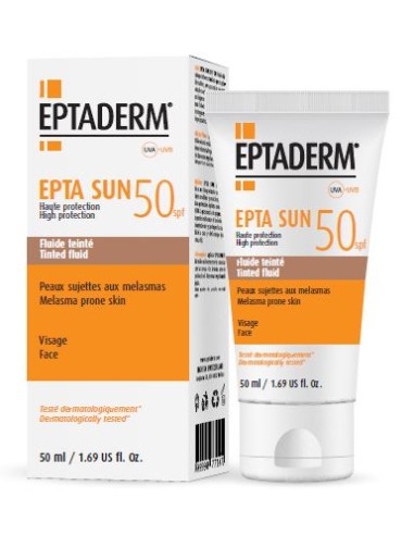 EPTA SUN SPF50 COLOURED LIQUID