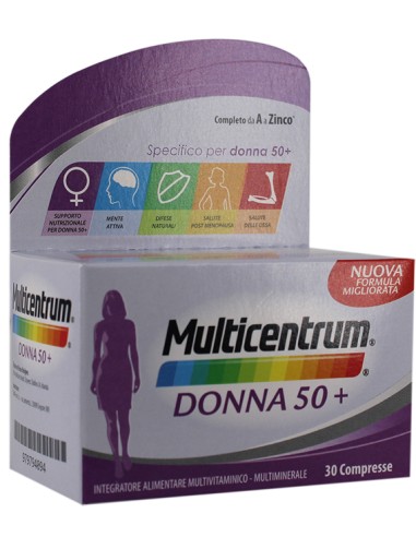 MULTICENTRUM FEMALE 50+ 30CPR