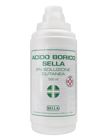 ACIDO BORIDO SELLA 3% 500ML