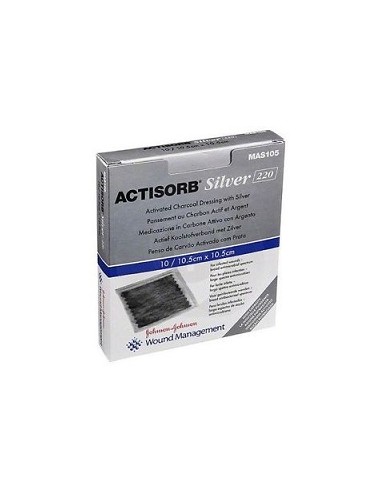 ACTISORB SILV 220 10.5X10.5 3P