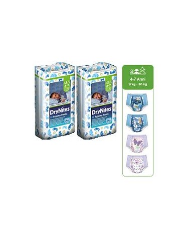 HUGGIES DRYNITES BOY 4/7AN