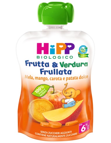 HIPP BIO FRUT&VER MEL/MA/CA90G