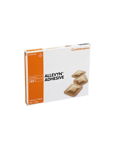 ALLEVYN ADHESIVE 7.5X7,5CM 3ME