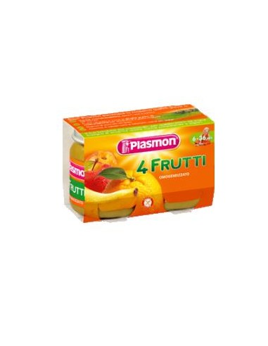 PLASMON HOMO 4 FRUITS 6X104G