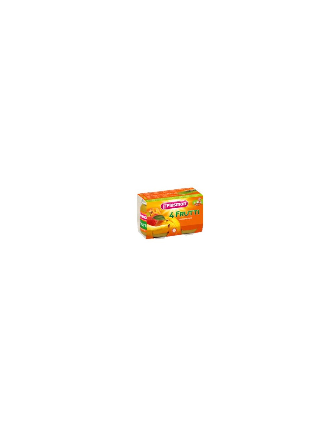 Plasmon Omog 4 Frutti 6X104G: acquista online in offerta Plasmon Omog 4  Frutti 6X104G