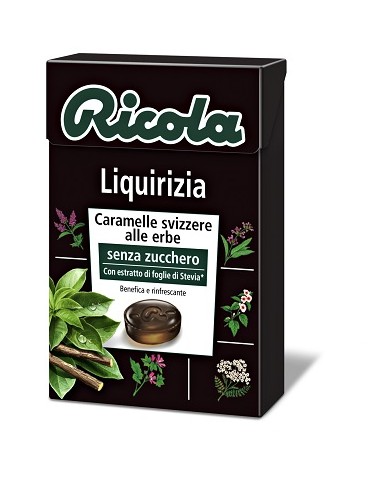 RICOLA LIQUIRIA S/ZUCCH 50G