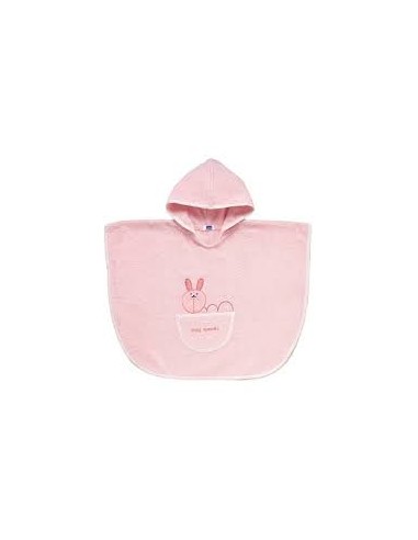 CHICCO PINK RABBIT PONCHO BATHROBE 12M+