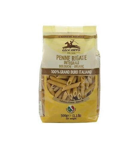 PENNE RIGATE INTEGRALI BIO500G