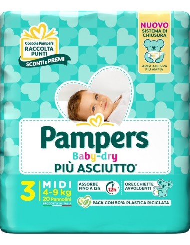 PAMPERS BD DOWNCOUNT MIDI 20PCS