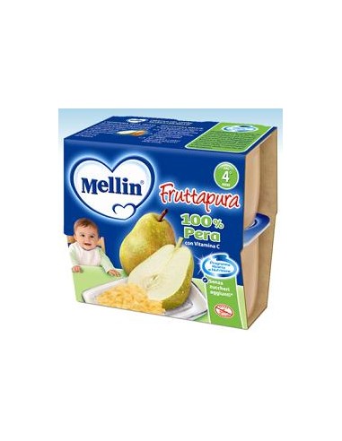 MELLIN PURE FRUIT FOR 4X100G