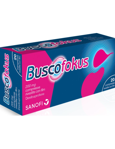 BUSCOFOKUS 20CPR RIV 200MG OR LESS