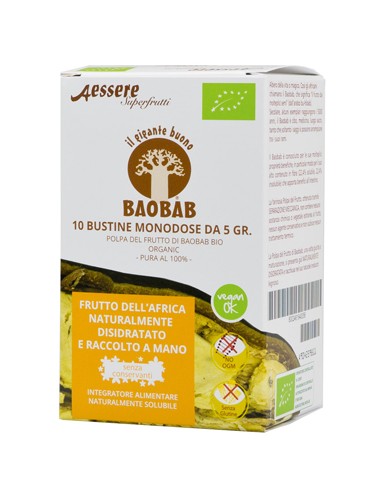 BAOBAB AESSERE POLPA BIO 10X5G