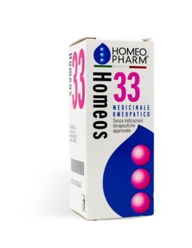 HOMEOS 33 GOCCE 50 ML OF WATER