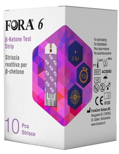 FORA6 STRISCE KETONI 10PZ