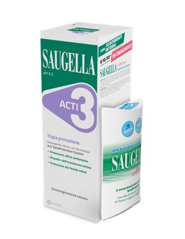 SAUGELLA ACTI3 250ML+ASSORBENT