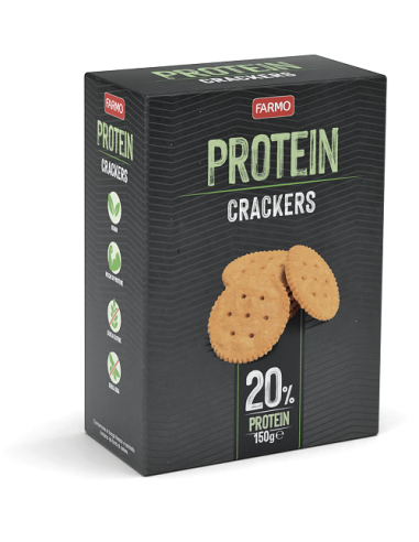 FARMO PROTEIN CRACKERS20% 150G