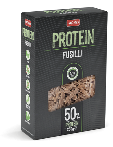 FARMO PROTEIN FUSILLI 50% 250G