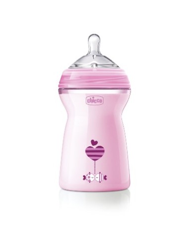 CH BIB NAT-FEEL 6M+ GIRL 330ML