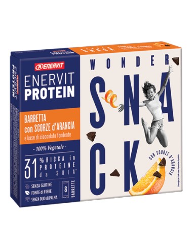 ENERVIT PROTEIN SNACK SCZ 8BAR