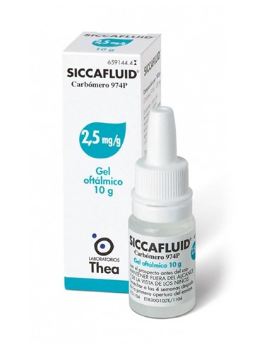 SICCAFLUID GEL OFT 10G 2.5MG/G