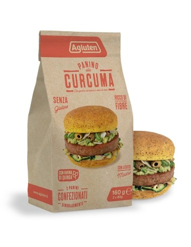 AGLUTEN CURCUM PANINO 160G