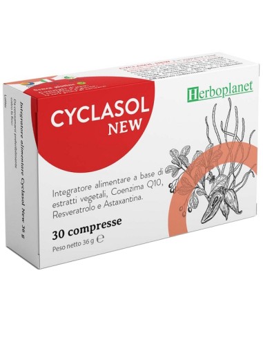 CYCLASOL NEW 30CPR AND ITS SALTS