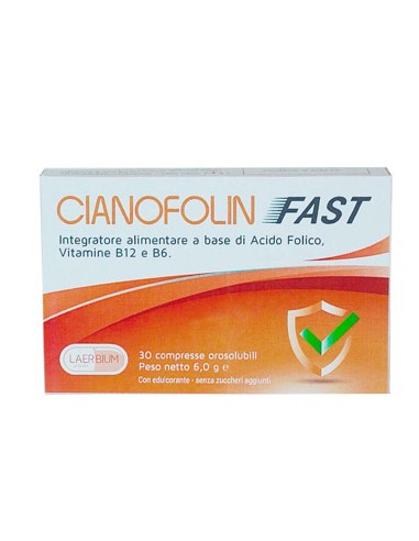 CIANOFOLIN FAST 30CPR OROSOLUB