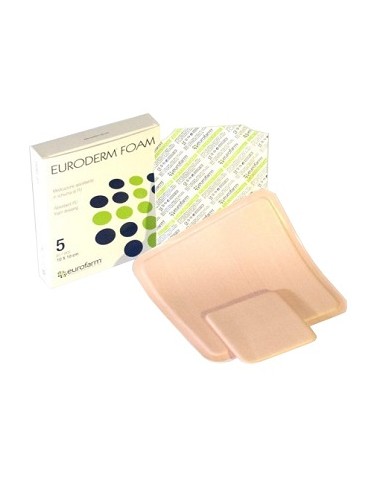 EURODERM FOAM SCH 10X10CM 5PZ