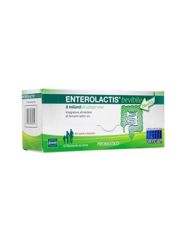 ENTEROLACTIS 12 FLACONS