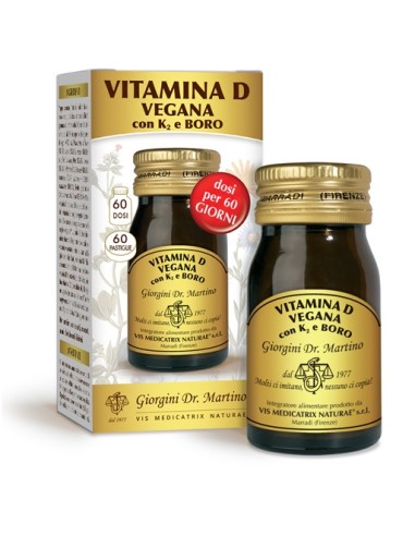 VITAMIN D VEGANA K2+BORO60PAS