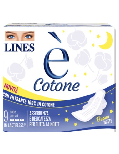 LINES E' COTONE NOTTE 9PZ