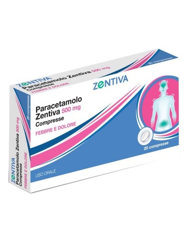 PARACETAMOLO ZEN 20CPR 500MG