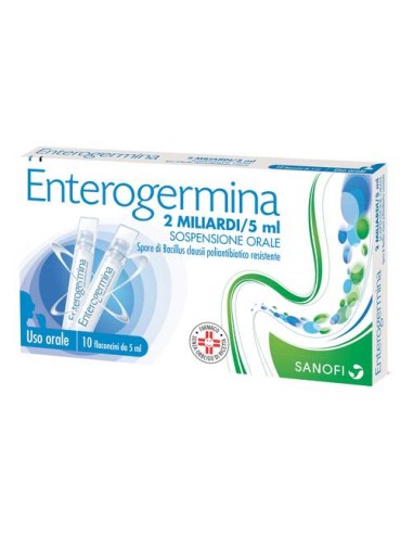 ENTEROGERMINA OS 10FL 2ML/5ML