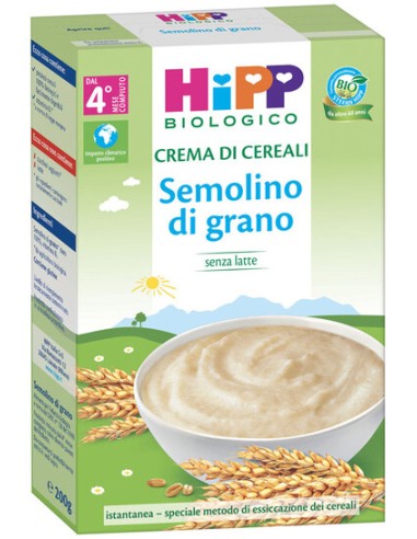 HIPP BIO CREMA CEREALI SEMOLIN