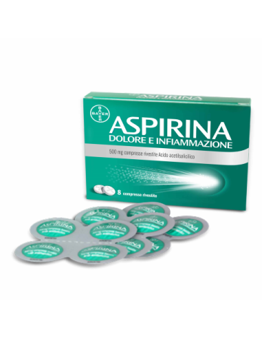 ASPIRINA DOLOG INF 8CPR 500MG